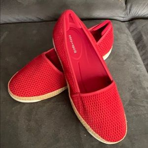 Easy Spirit Portnia espadrille flats - red nubuck